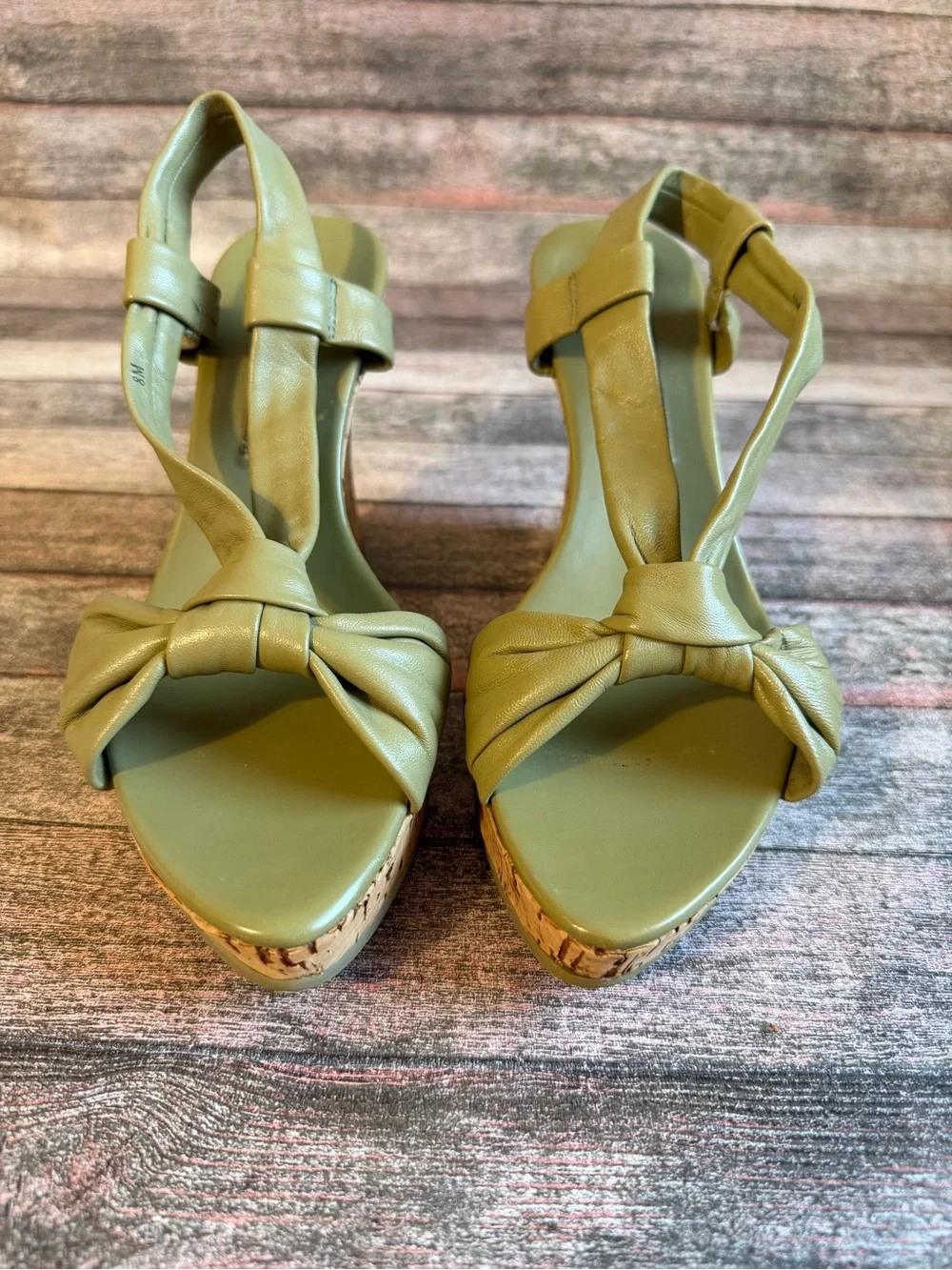 Steve Madden Olive Knot-Front Platform Sandals